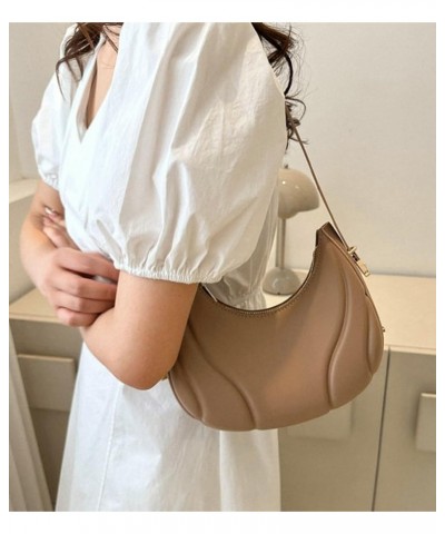 Women's Crescent Tote Bags Retro Y2k 90s Shoulder Bag Vintage Hobo Handbags Top Handle Bag Y2k Underarm Bag Clutch Purses Kha...