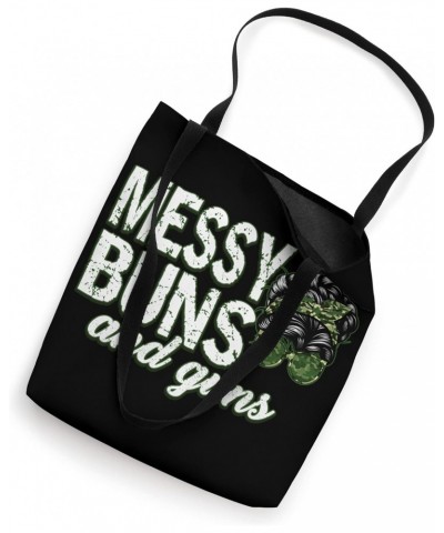 Messy Buns and Guns - Mom Tote Bag $11.19 Totes