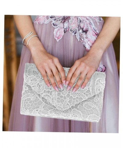 Handbag Rhinestone Purse Tote Purse Envelope Clutch Small Clutch Purse Clutch Bag Formal Purse Party White $11.07 Evening Bags