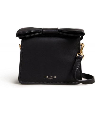 Niasina Bow Detail Mini Cross Body Bag Black $55.58 Crossbody Bags