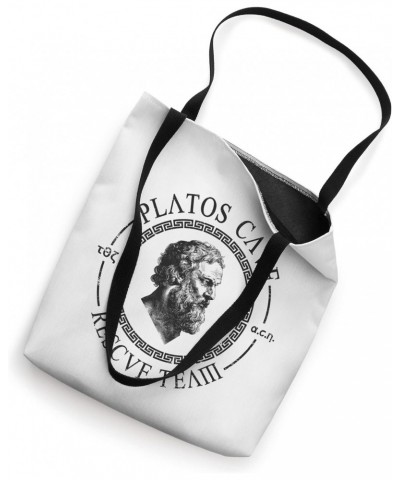 Platos Cave Rescue Team Ancient Greek Philosophy Plato Tote Bag $10.86 Totes