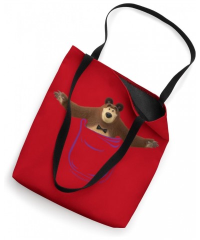 Masha and the Bear. Pocket Bear Tote Bag $10.78 Totes