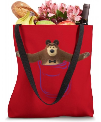 Masha and the Bear. Pocket Bear Tote Bag $10.78 Totes