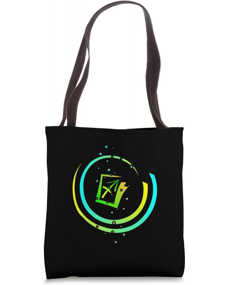 Sagittarius zodiac sign, horoscope and stars drawing Tote Bag $8.22 Totes