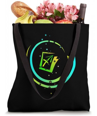 Sagittarius zodiac sign, horoscope and stars drawing Tote Bag $8.22 Totes