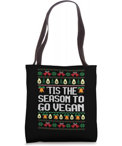 Tis the Season to Go Vegan, Christmas 2023 Vegan Gifts, Ugly Tote Bag $16.82 Totes