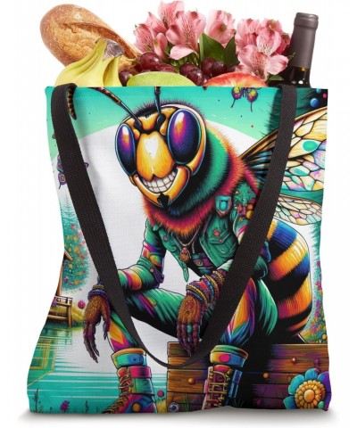 Strange Aesthetic Weirdcore Oddcore Dreamcore Hornet Tote Bag $10.34 Totes