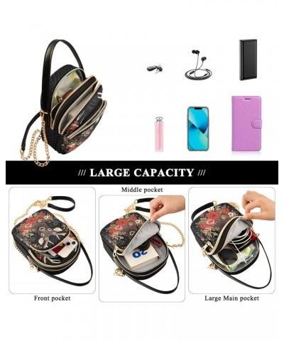 Deer Reindeer Elk Small Crossbody Bags for Women Adjustable Strap Purses Travel Handbags 20854529 $14.03 Crossbody Bags