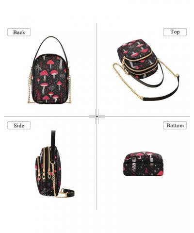 Colorful Geometric Ornament with Stylized Ladies Shoulder Handbags, Shoulder Purses for Women Crossbody Black With White Mush...