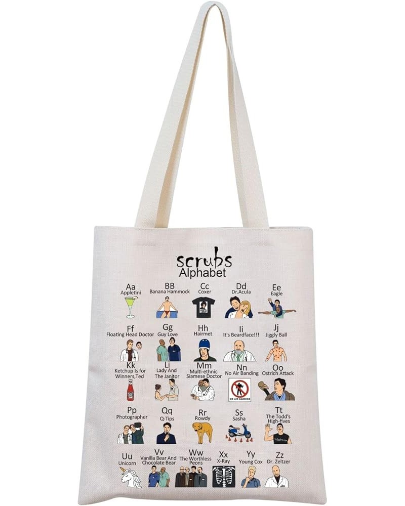 S-cru-bs Tote Bag S-cru-bs TV Show Inspired Gift S-cru-bs Canvas Bag S-cru-bs Show Fans Gift Shopping Bag $10.73 Totes