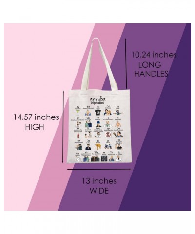 S-cru-bs Tote Bag S-cru-bs TV Show Inspired Gift S-cru-bs Canvas Bag S-cru-bs Show Fans Gift Shopping Bag $10.73 Totes