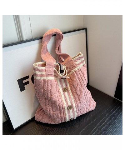 Fashion Handbag Tote Bag Shoulder Bag for Women Girl Versatile Shopping Bag Knitted Bags Large Capacity Trendy Hobo Bag Coffe...