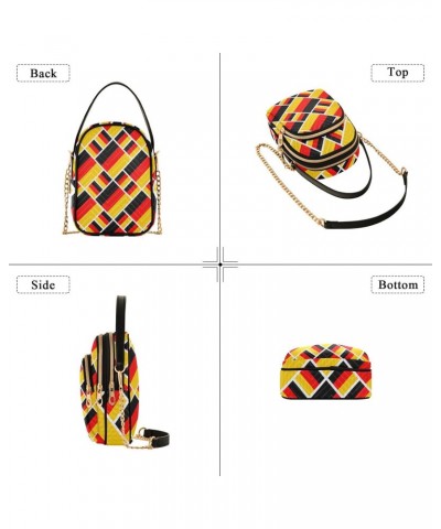 Patriot Cell Phone Purse German Flag Crossbody Handbag Durable Shoulder Bag Sturdy Travel Pouch Compact Chic Bag for Women Ev...