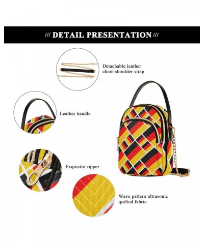 Patriot Cell Phone Purse German Flag Crossbody Handbag Durable Shoulder Bag Sturdy Travel Pouch Compact Chic Bag for Women Ev...