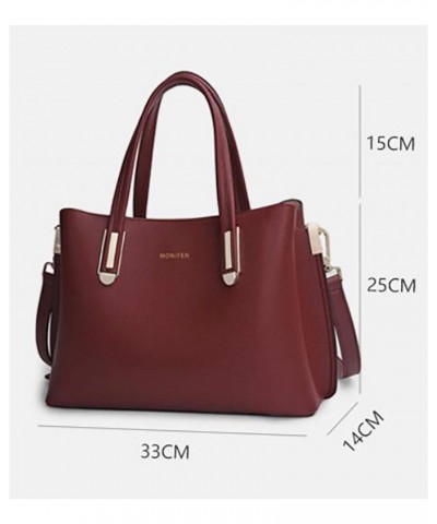 Women's handbag purse ladies designer genuine leather large ladies handbag shoulder bag $128.50 Shoulder Bags