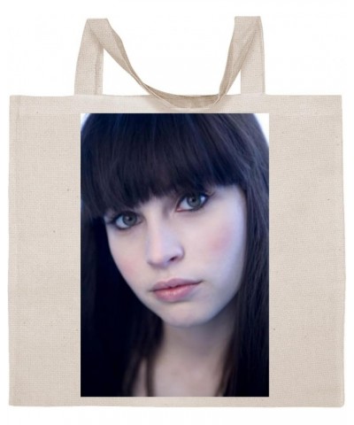 Felicity Jones - Cotton Photo Canvas Grocery Tote Bag IDPP394260 $21.20 Totes