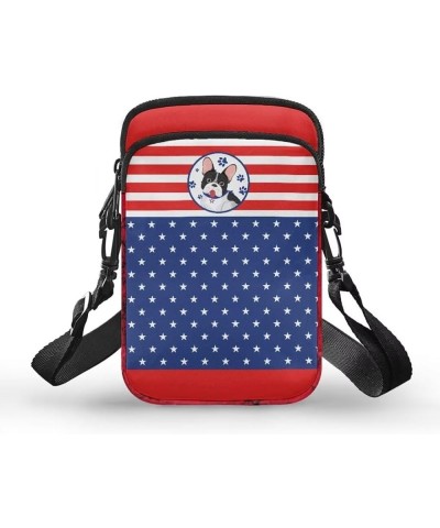 Small Crossbody Cell Phone Purse, Lightweight Mini Messenger Shoulder Handbag Wallet with Adjustable Strap American Flag-4 $1...