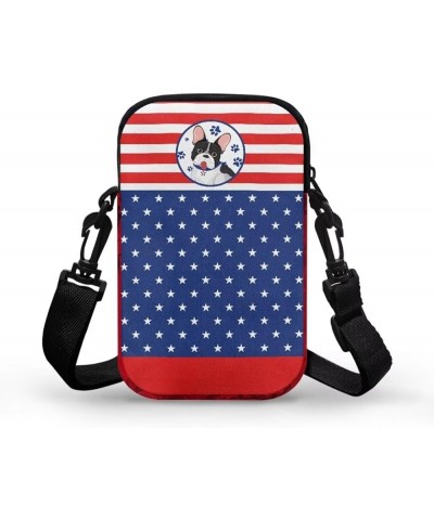 Small Crossbody Cell Phone Purse, Lightweight Mini Messenger Shoulder Handbag Wallet with Adjustable Strap American Flag-4 $1...