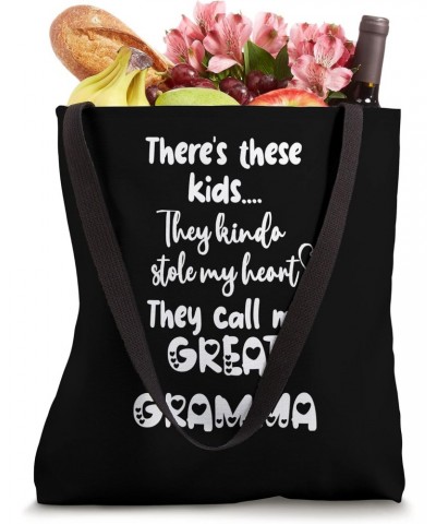 Special Grandma Grandmother These Kids Call Me Great Gramma Tote Bag $18.00 Totes