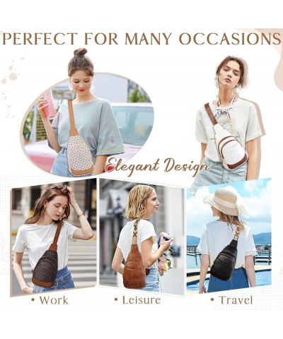 Crossbody Bags for Women, Water Resistant Small Sling Bag Fashionable Slim Shoulder Purse with Adjustable Strap,Checkered Bei...