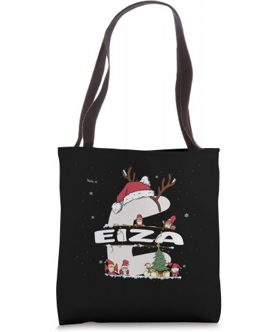 Eiza Christmas Shirt w/ Eiza Name for funny Xmas Tote Bag $14.90 Totes