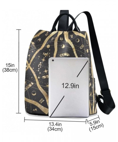 Retro Sun Universe Backpack for Women, Fashion Anti Theft Casual Daypack Shoulder Bag Purse for Travel Work 15 inches $20.90 ...