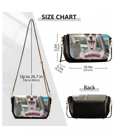 Crossbody Bags for Women Trendy Women's Black Shoulder Bag Small PU Leather Flap Cross Body Bag Handbags Pattern11 $16.80 Cro...