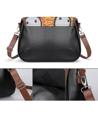 Leather Hobo Bags Women's Crossbody Shoulder Bag Classic City Top Handle Satchels Mandala Floral Blue Color9 $23.71 Hobo Bags