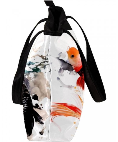 The Tote Bag For Women,Purses For Women,Handbags For Women,Carp Fish Ink Painting Handbags $11.81 Totes