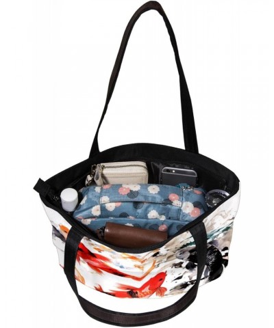 The Tote Bag For Women,Purses For Women,Handbags For Women,Carp Fish Ink Painting Handbags $11.81 Totes