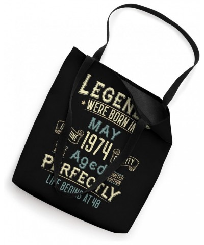 Vintage May 1974 48Th Birthday 48 Year Old Men Women Tote Bag $10.74 Totes