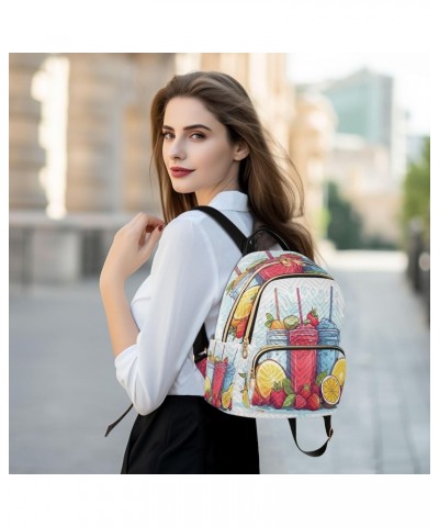 Drinks Women Backpack Purse Travel Daypack Shoulder Bag $14.00 Backpacks