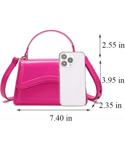 The Tote Bag for Women Dupes Mini Leather Tote Bag Small Purse Personalized Crossbody Handbags Pink Purse $19.20 Totes