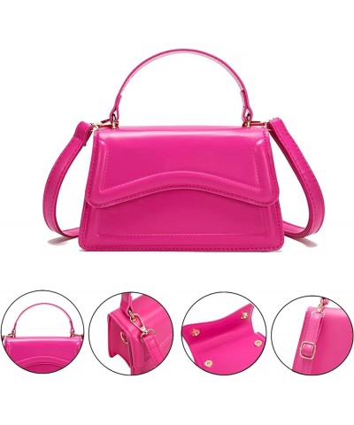 The Tote Bag for Women Dupes Mini Leather Tote Bag Small Purse Personalized Crossbody Handbags Pink Purse $19.20 Totes