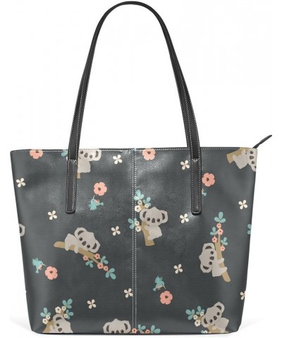 Handbags for Women Tote Bags with 11.08"(L) x 3.54"(W) x 11.02"(W) - Cute Set Bear Cute Koala $22.35 Totes