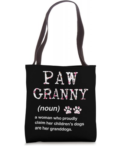 Paw Granny Dog Grandma Women For Christmas Mother's Day Tote Bag $16.81 Totes