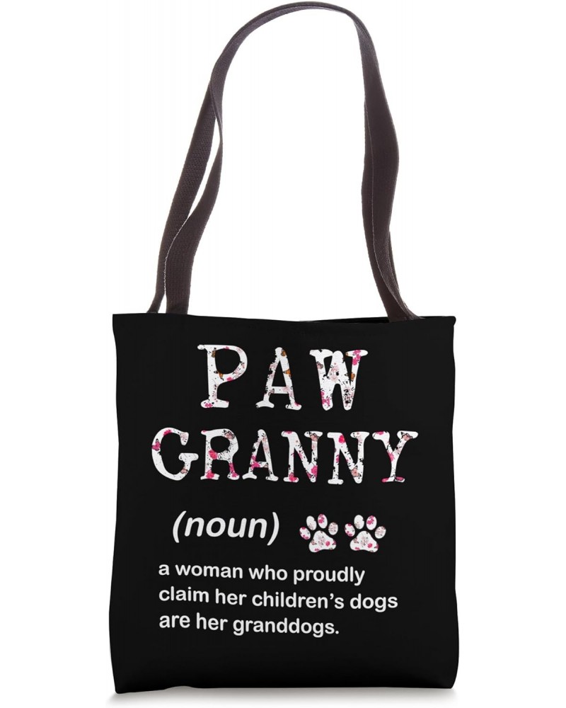 Paw Granny Dog Grandma Women For Christmas Mother's Day Tote Bag $16.81 Totes