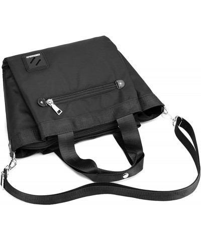 Nylon Handbag Large Capacity Shoulder Bag Lightweight Top-Handle Bag Shopping Crossbody Bag Black $75.61 Shoulder Bags