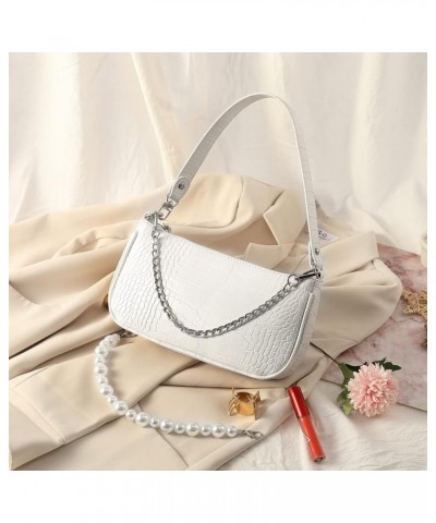 Small Purse for Women, Retro Classic Tote HandBag Shoulder Bags Clutch Purse 1 White $12.49 Totes