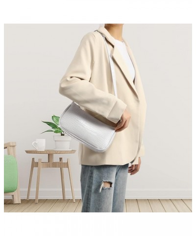 Small Purse for Women, Retro Classic Tote HandBag Shoulder Bags Clutch Purse 1 White $12.49 Totes