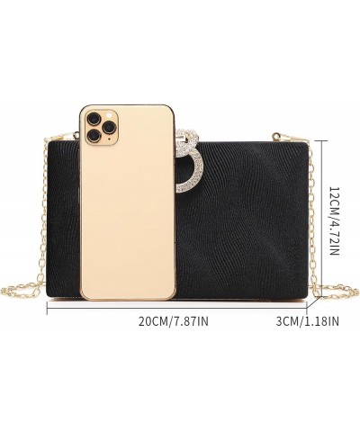 Clutch Purses for Women Fashion Evening Bag Gold Clutch Small Crossbody Bag with Detachable Chain for Party/Wedding Style 2-b...