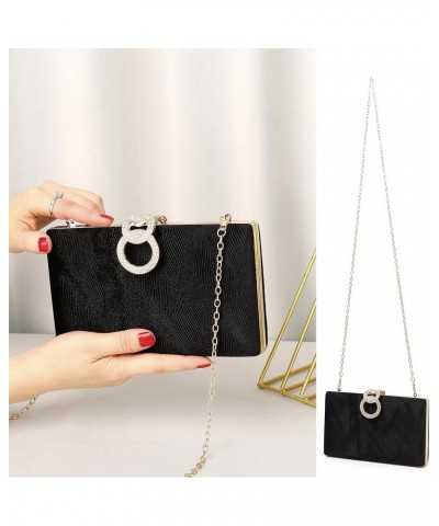 Clutch Purses for Women Fashion Evening Bag Gold Clutch Small Crossbody Bag with Detachable Chain for Party/Wedding Style 2-b...