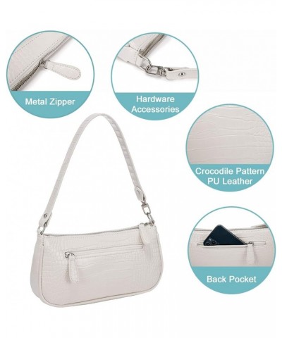 Small Purse for Women, Retro Classic Tote HandBag Shoulder Bags Clutch Purse 1 White $12.49 Totes