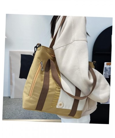 2pcs Large Capacity Canvas Bag Canvas Tote Bags Hand Bags Canvasshopping Pouch Summer Tote Bag Cross Khakix4pcs $20.01 Handbags