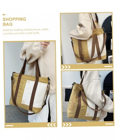 2pcs Large Capacity Canvas Bag Canvas Tote Bags Hand Bags Canvasshopping Pouch Summer Tote Bag Cross Khakix4pcs $20.01 Handbags