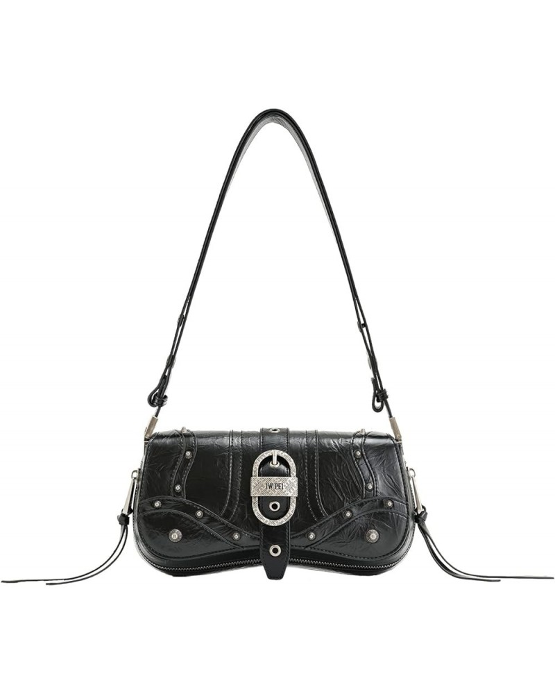 Women's Joy Shoulder Bag Crushed Black $35.34 Shoulder Bags