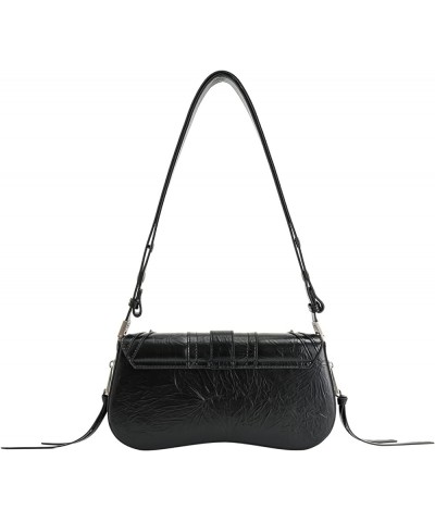 Women's Joy Shoulder Bag Crushed Black $35.34 Shoulder Bags