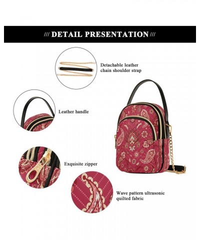 Vintage Floral Blossom Crossbody Bag Small Shoulder Handbags Leather Purse for Women $10.66 Crossbody Bags