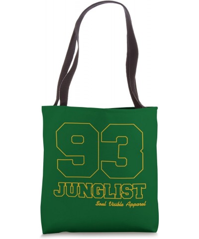 Junglist 93 Varsity Outline Jungle Music Tote Bag $10.14 Totes