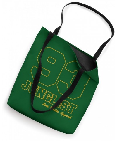 Junglist 93 Varsity Outline Jungle Music Tote Bag $10.14 Totes